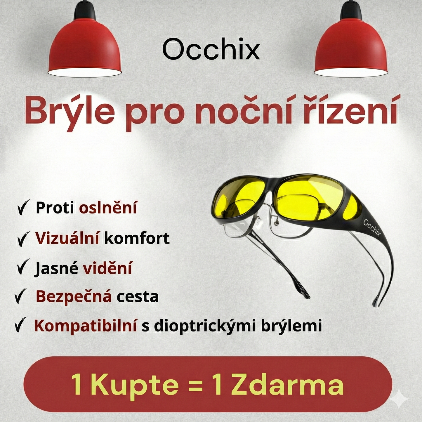 Occhix™ - Za volantem už vás nikdy neoslní slunce